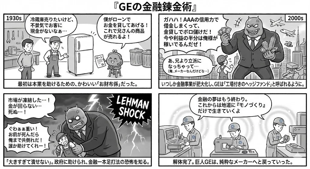 GE Financial Business: แผนภาพ 4 ช่อง 1