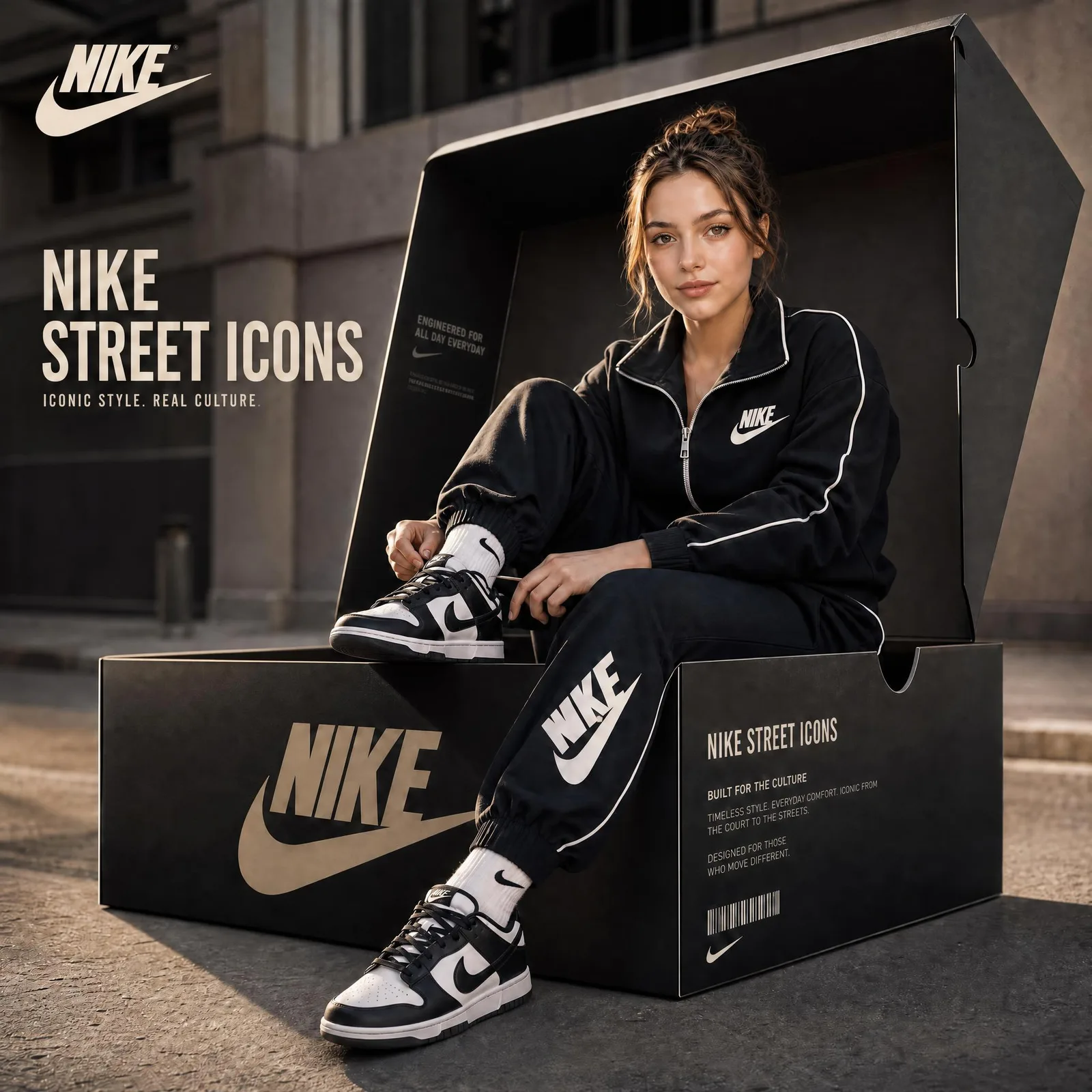 กล่องรองเท้า Nike ยักษ์: แฟชั่นสตรีทสุดหรู 1