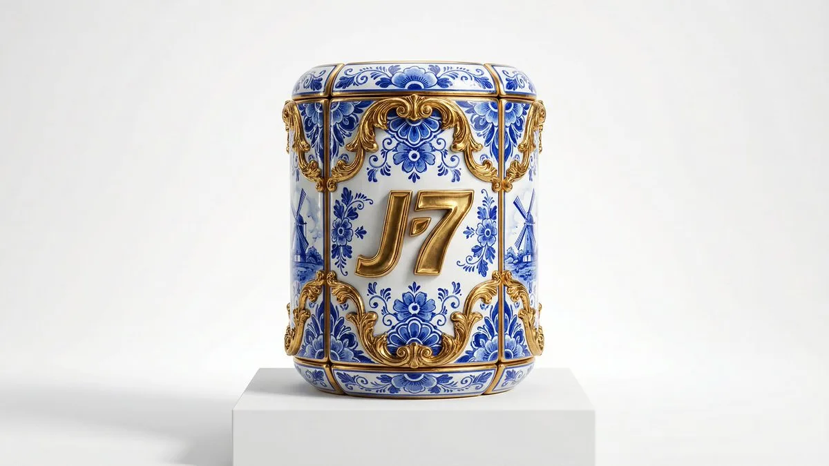 ผลิตภัณฑ์แบรนด์สุดหรูจาก Delftware ประดับทอง 1