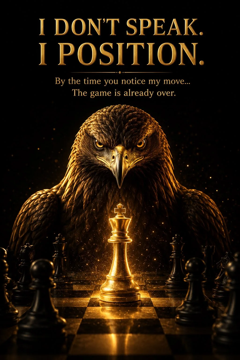 โปสเตอร์ภาพยนตร์: นกอินทรีทองและกระดานหมากรุก 1