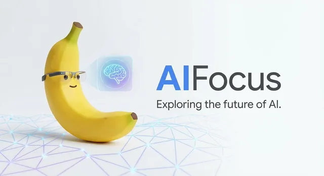 สร้างแบนเนอร์ Twitter ธีมกล้วยสำหรับ AIFocus สไตล์ Google