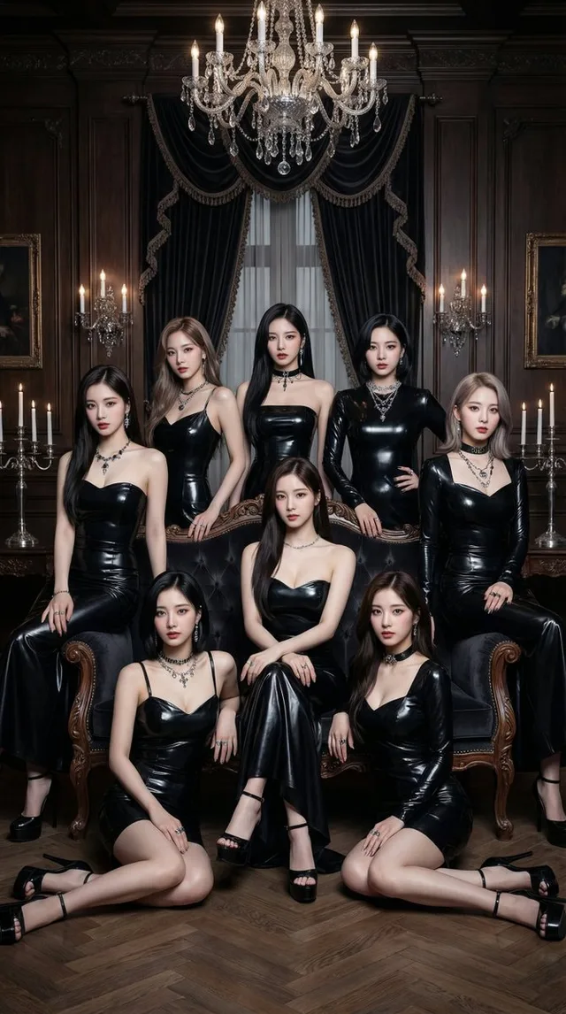 TWICE: ภาพกลุ่มกอทิกสุดหรู