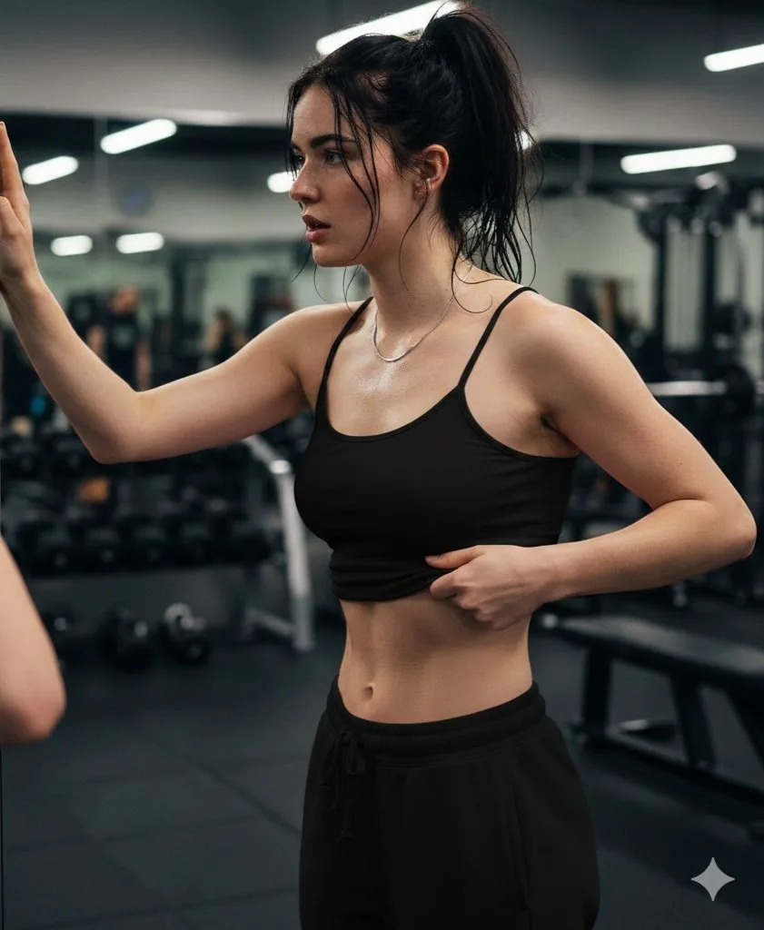 แซดี ซิงค์ โชว์หน้าท้องในโรงยิม สุดเร้าใจ 1