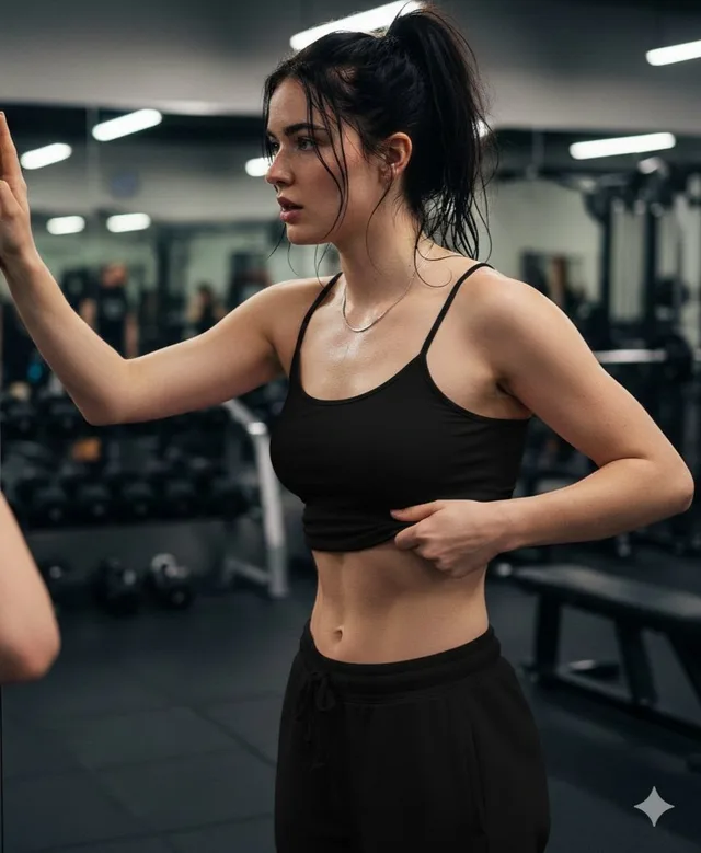 แซดี ซิงค์ โชว์หน้าท้องในโรงยิม สุดเร้าใจ