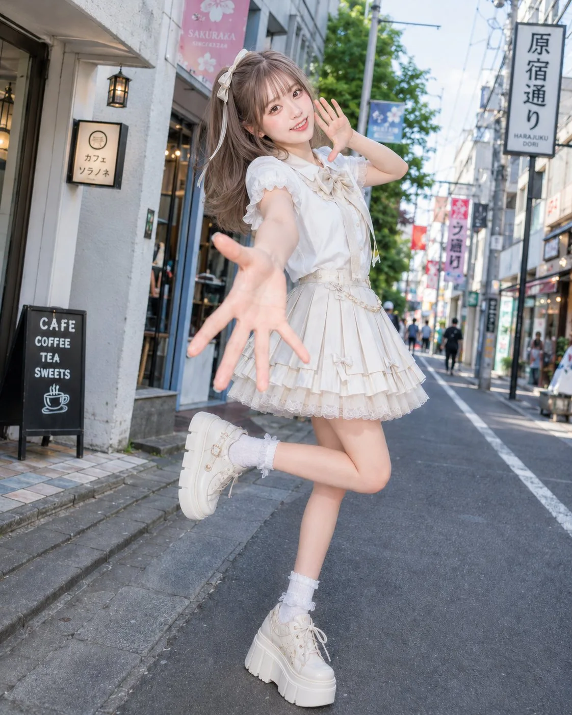 สาวฮาราจูกุบ่ายวันใส สไตล์ญี่ปุ่น 1