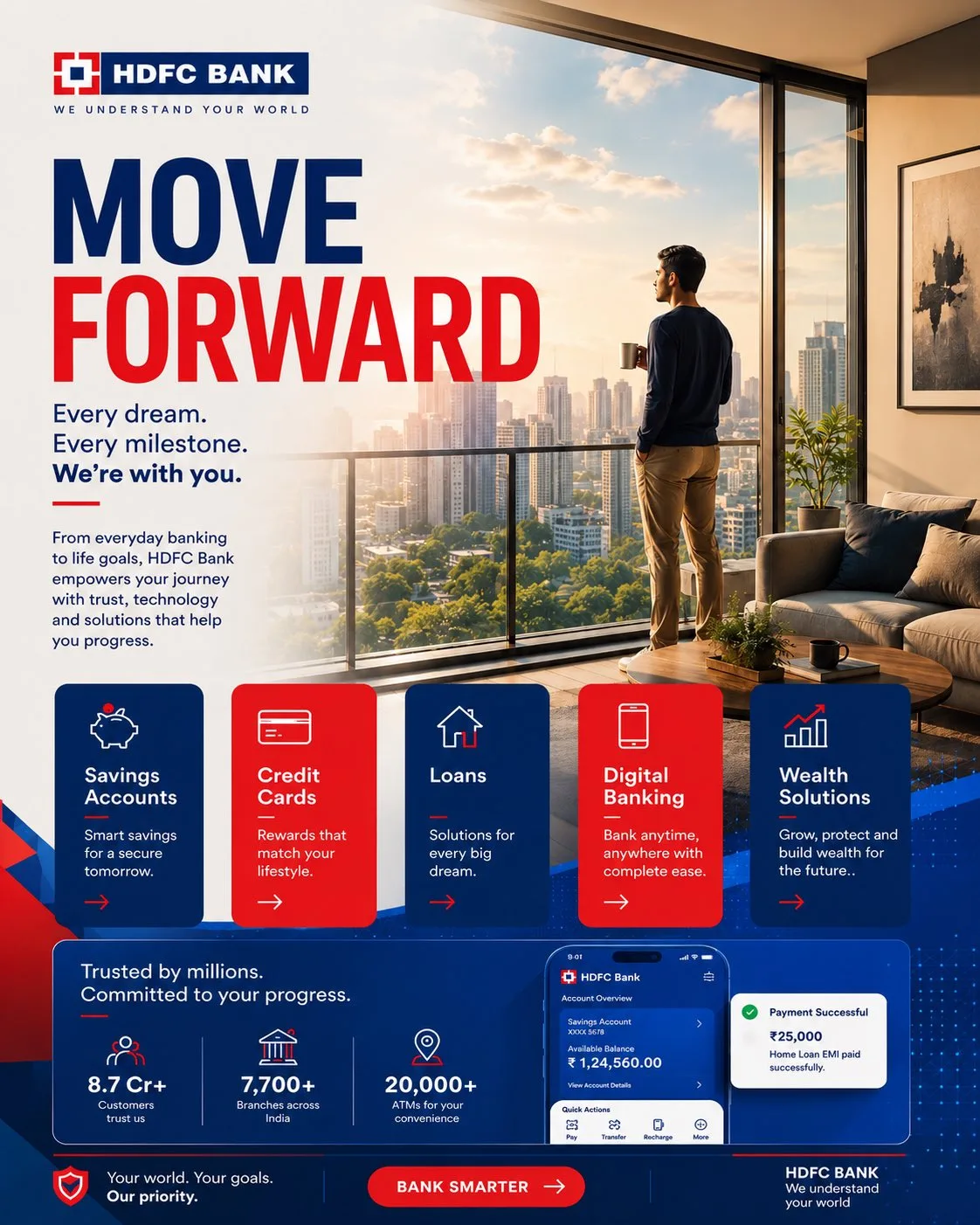 HDFC Bank: โฆษณาโซเชียลมีเดียระดับพรีเมียม สร้างความน่าเชื่อถือ 1
