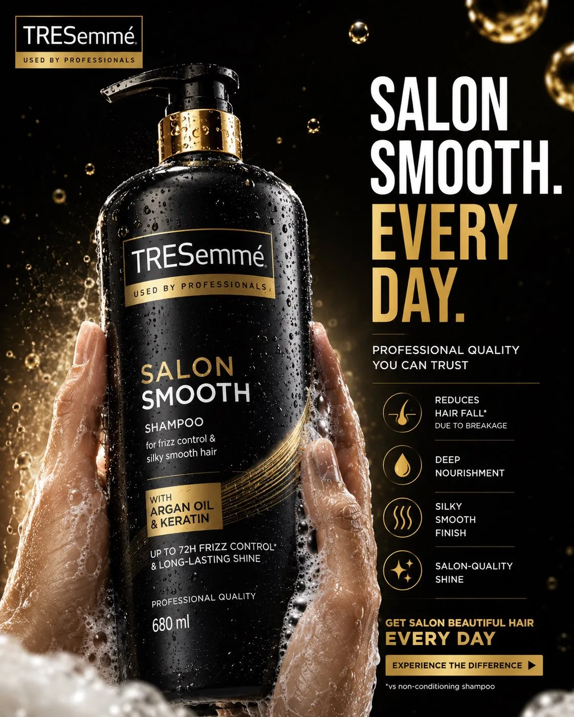 การออกแบบโฆษณาสินค้า FMCG ระดับพรีเมียมของ Head & Shoulders 2
