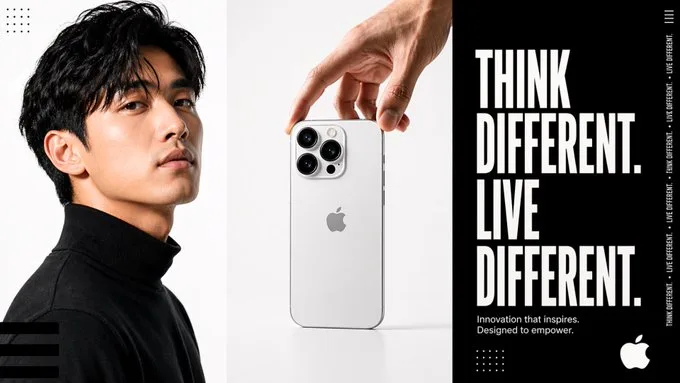 โปสเตอร์โฆษณาแบรนด์หรู 3 ช่อง 2