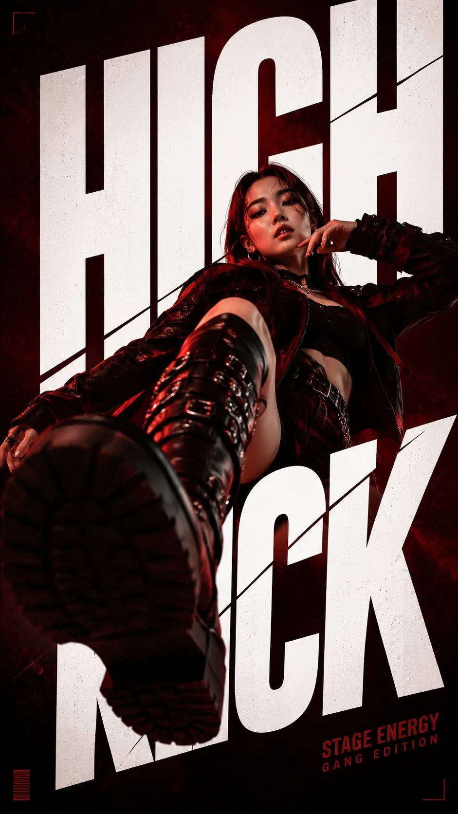 โปสเตอร์ไอดอลป๊อประดับพรีเมียม: ออกแบบตัวอักษร 2