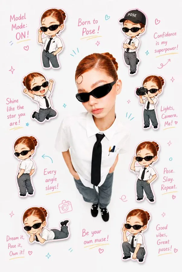 Q-Clone Diary: ภาพติดสติกเกอร์ไดอารี่ 1