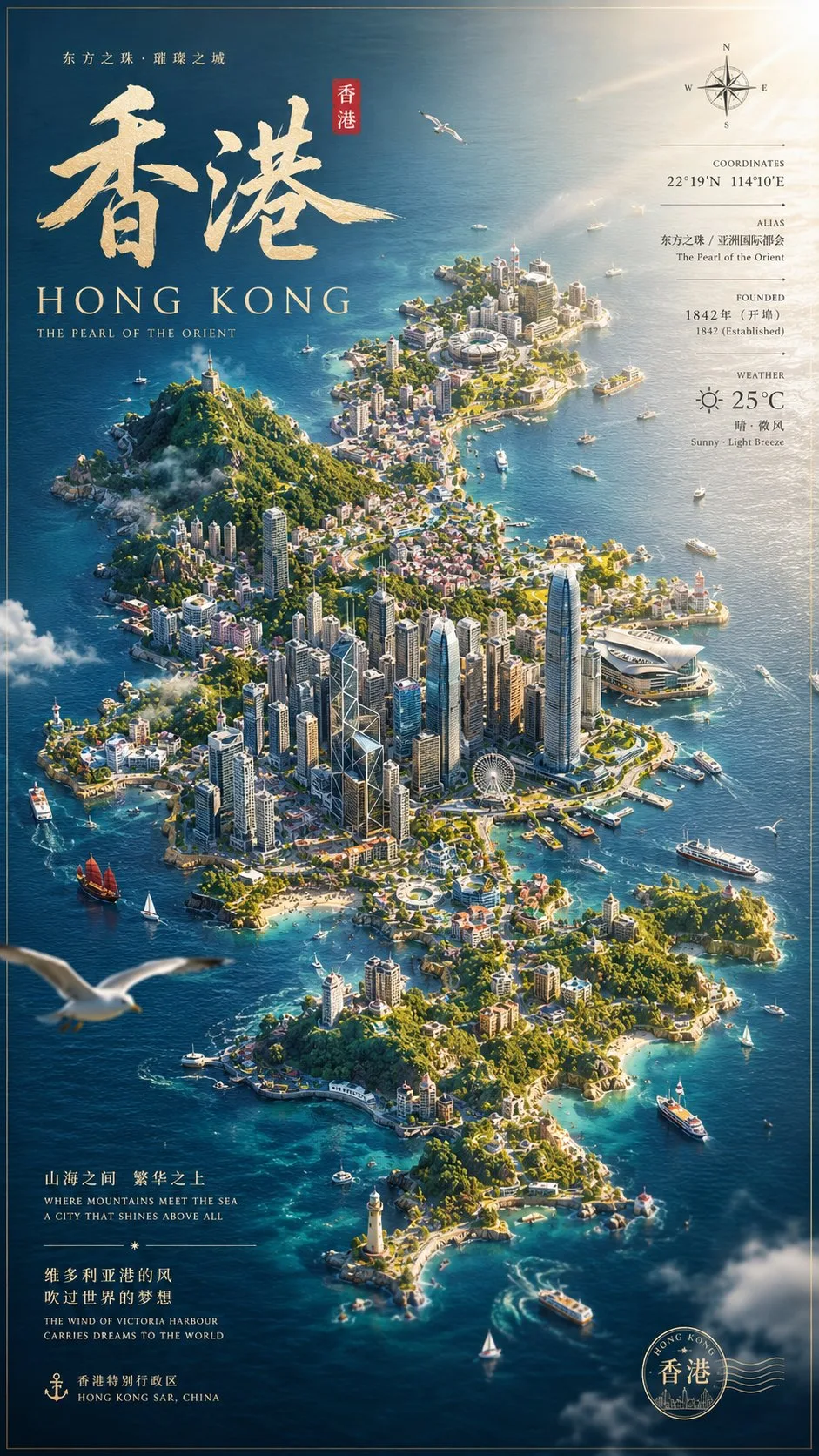 โปสเตอร์เกาะเมืองจิ๋วฮ่องกง: มิติทางนิเวศวิทยา 1