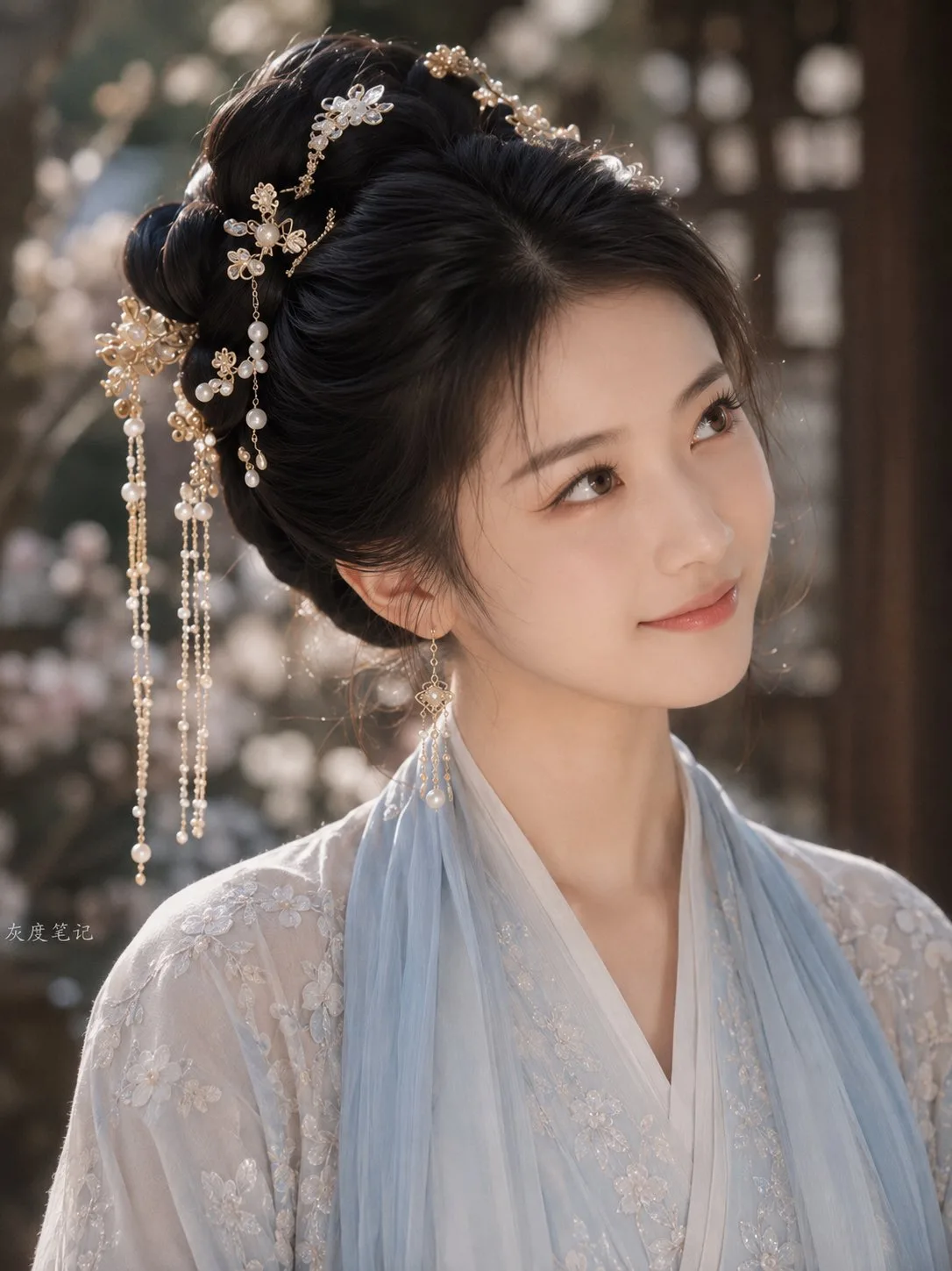 สาวจีนโบราณสวยสมจริง สไตล์ภาพยนตร์ฟิล์ม Leica 1