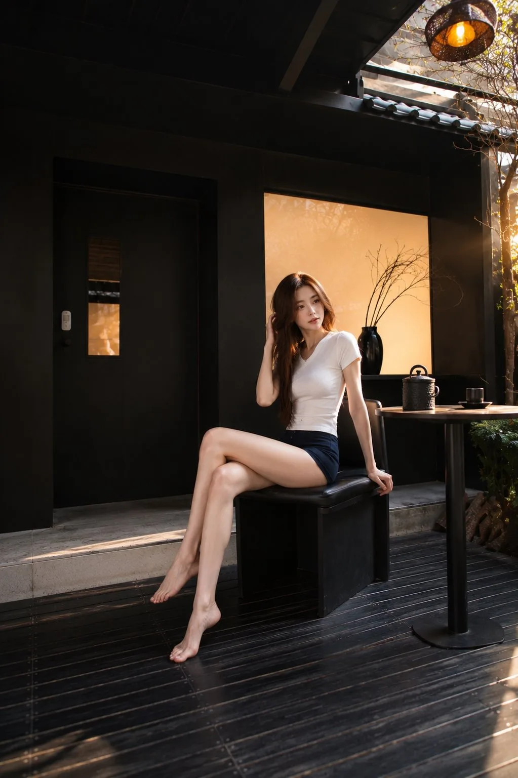 หญิงสาวในคาเฟ่ญี่ปุ่น: ภาพเหมือนจริงเหนือจินตนาการ 1