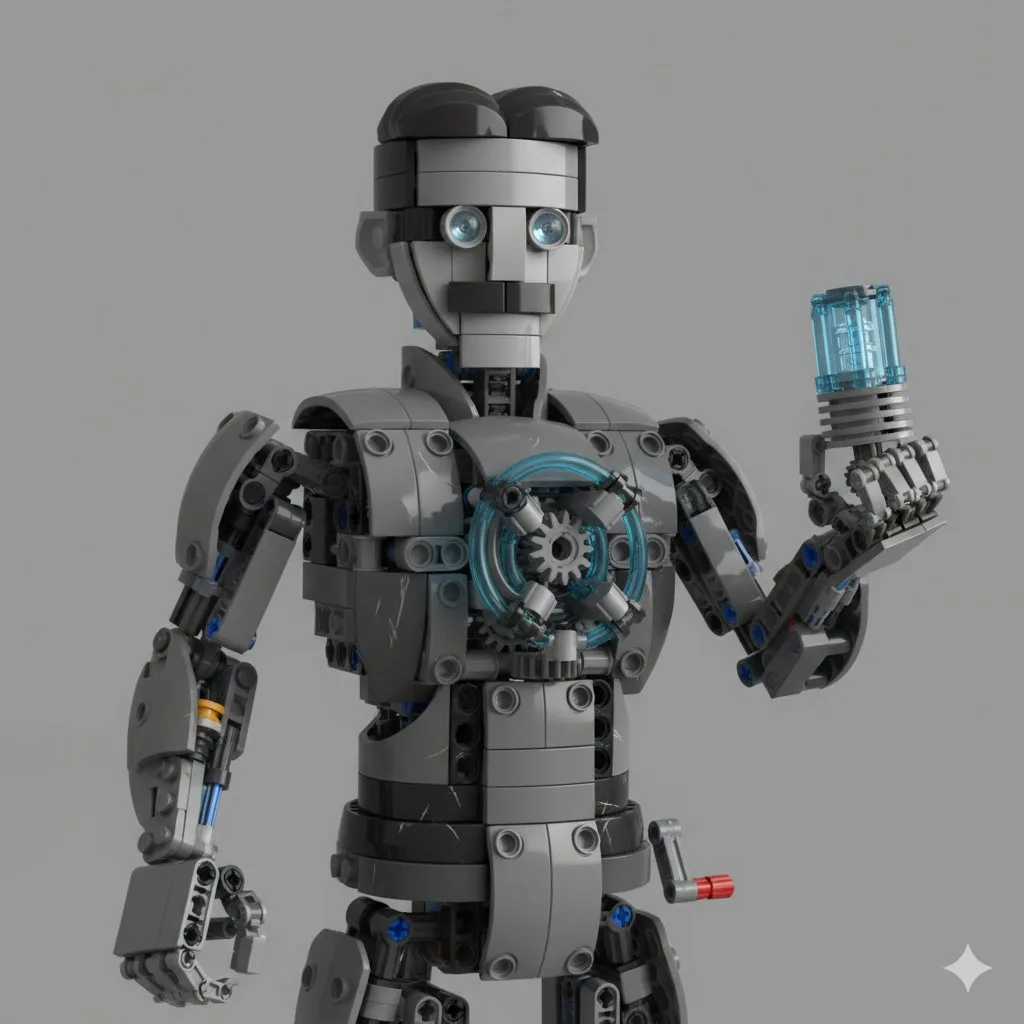 เทสลา Lego Technic: ภาพมาโครสุดสมจริง 1