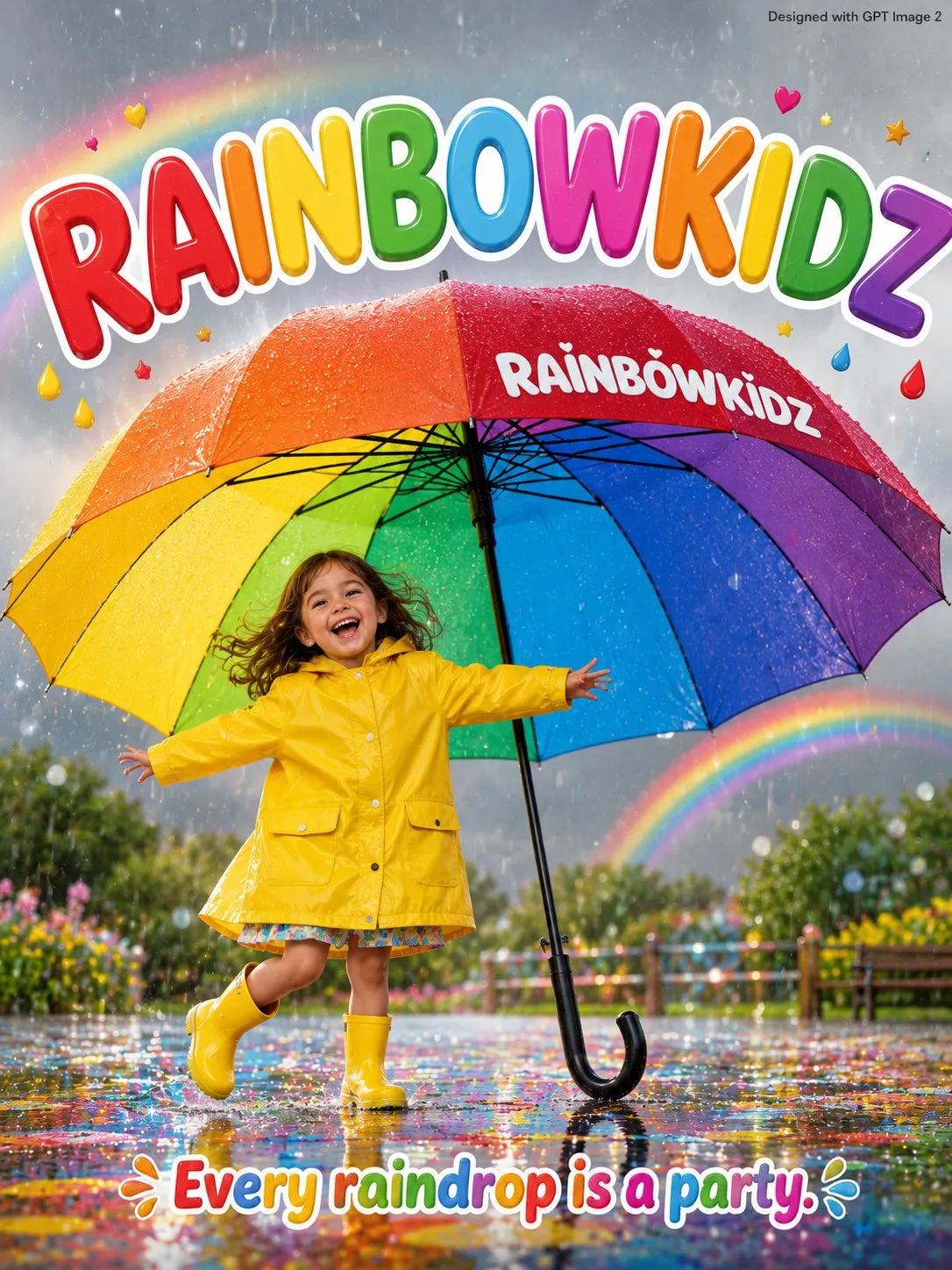 โปสเตอร์โฆษณาเด็กวันฝนตกแสนสุข 1