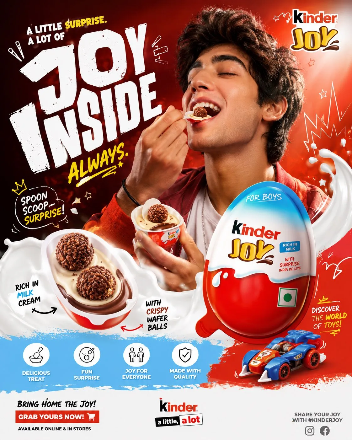 โปสเตอร์โฆษณา KitKat: ช่วงเวลาแห่งการพักผ่อนที่มีพลัง! 2