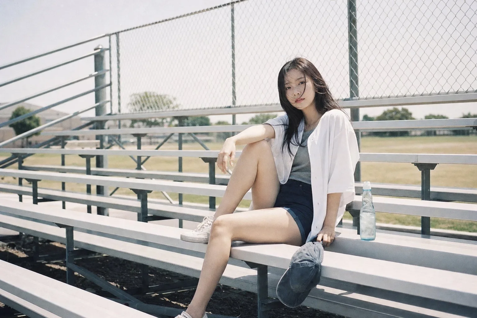 ไอดอลเกาหลีแนวฟิล์ม ถ่ายที่สนามเบสบอลบ่ายวันฤดูร้อน 1