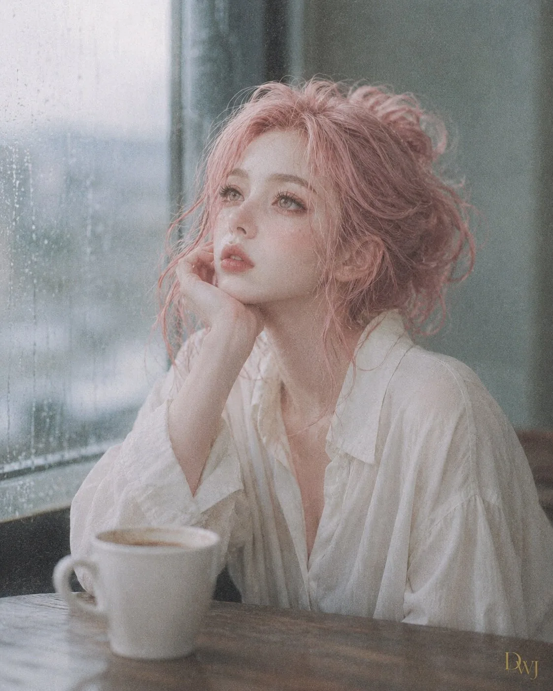 สาวคาเฟ่เงียบเหงา: ฟิล์มเกาหลีวันฝนพรำ 1