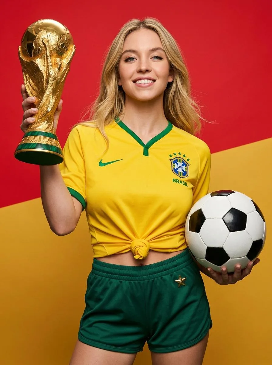 โปสเตอร์เสื้อบราซิล สไตล์เกาหลี (ถ้วยบอลโลก) 1