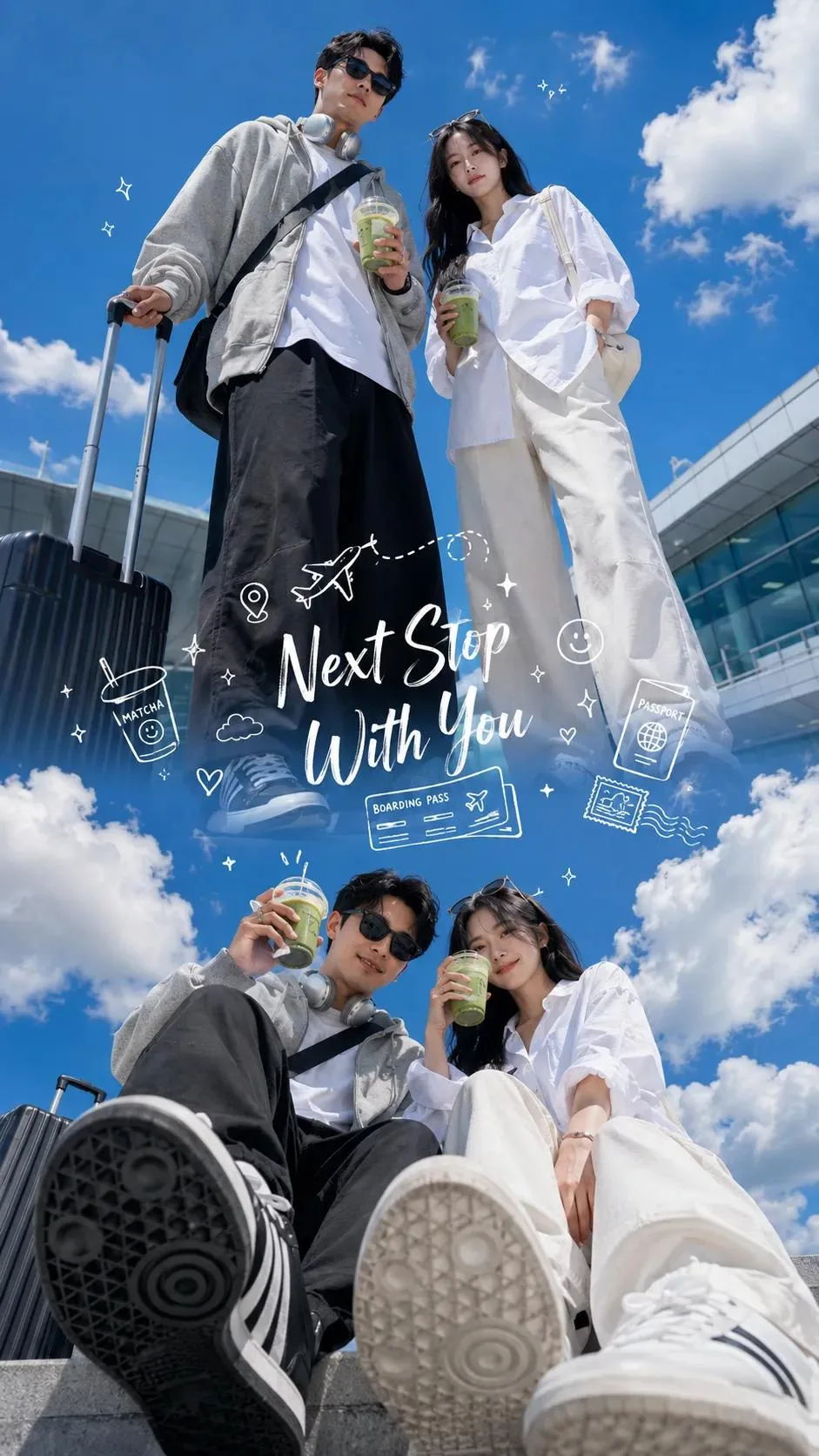 โปสเตอร์แฟชั่นสตรีทเกาหลีฤดูร้อน 1