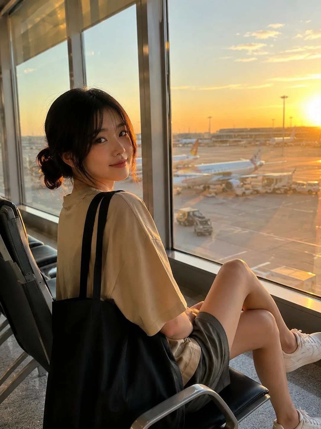 สาวเกาหลีริมหน้าต่างสนามบิน: ภาพยนตร์สารคดี 1