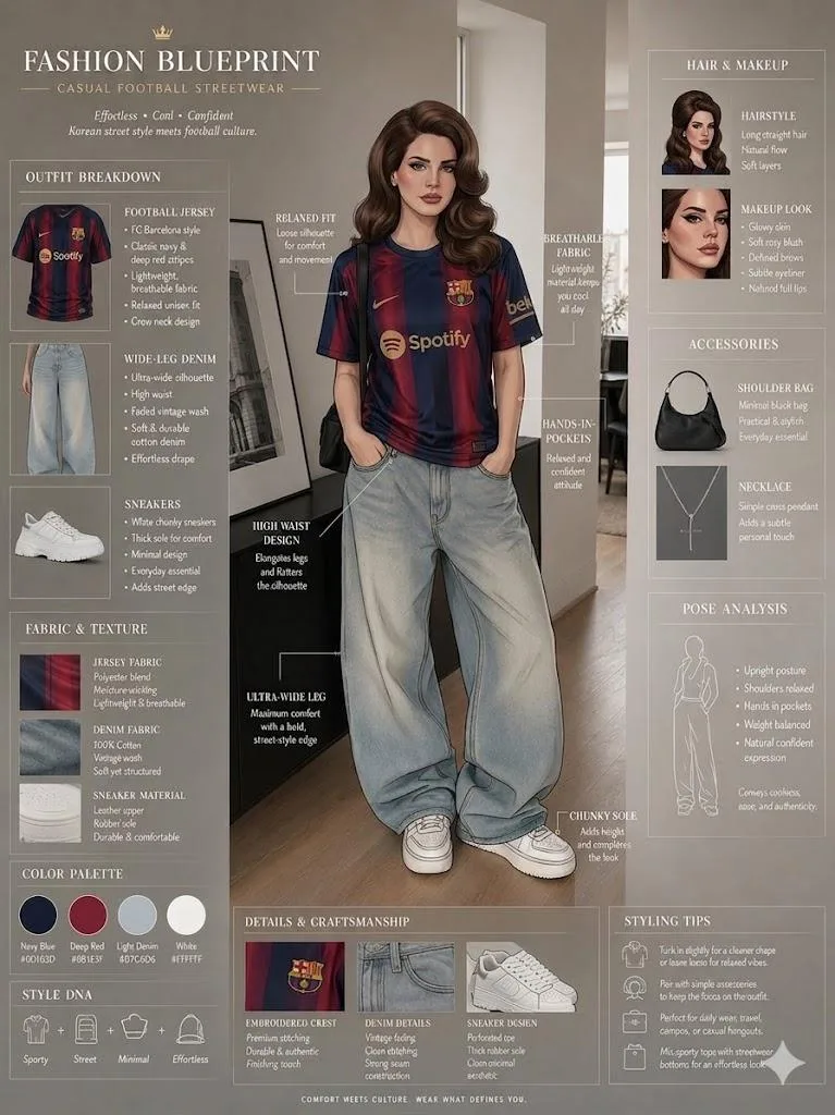 อินโฟกราฟิกแฟชั่น Lana Del Rey สไตล์นิตยสารหรู 1