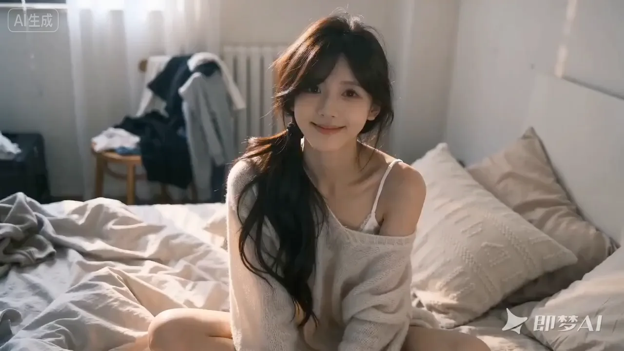 เซลฟี่สาวน้อยสุดเย้ายวนในห้องนอนฤดูหนาว 1