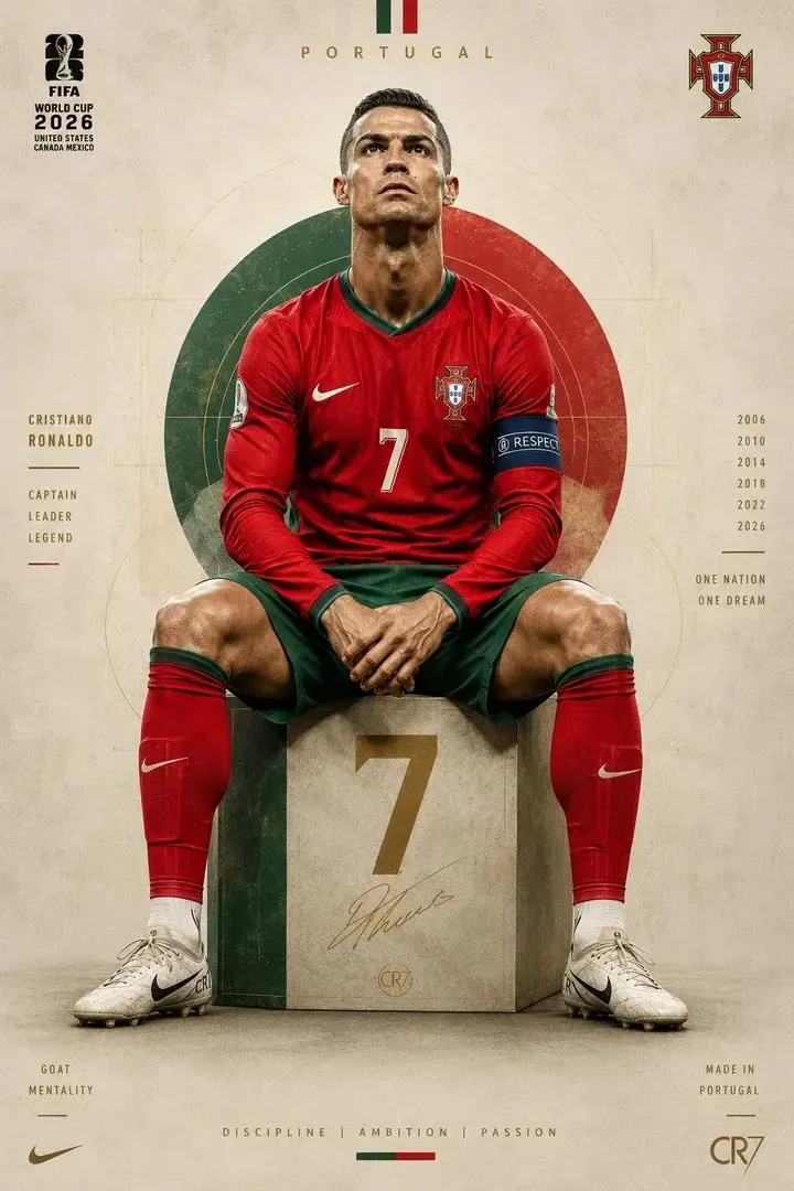 โปสเตอร์นักฟุตบอลโปรตุเกสระดับตำนาน #7 1