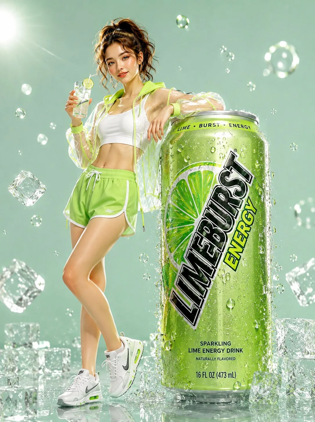 โฆษณาเครื่องดื่มพลังงาน LIMEBURST: สดชื่น มีชีวิตชีวา 1