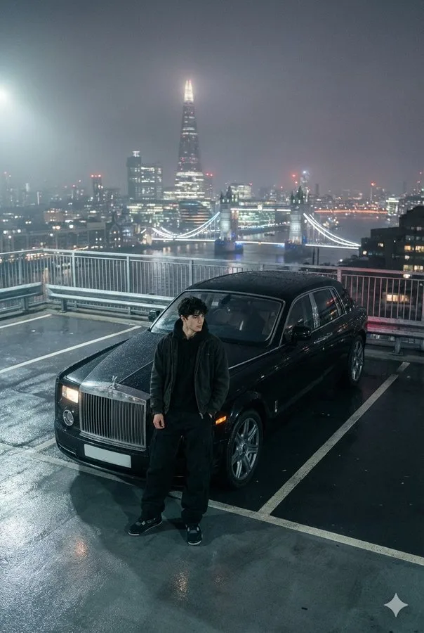 หนุ่มแฟชั่น Rolls-Royce ท่ามกลางหมอกควันลอนดอนยามค่ำคืน 1