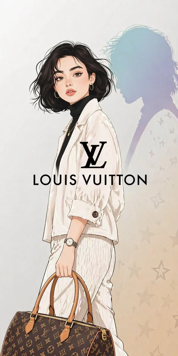ภาพประกอบแฟชั่นสุดหรู Louis Vuitton 1