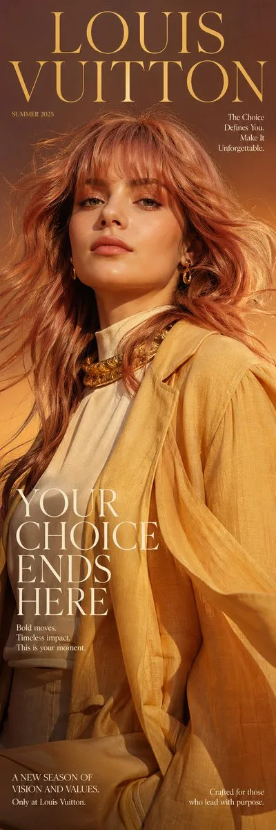 ปกนิตยสาร Louis Vuitton สไตล์หรูหรา ซัมเมอร์ 1
