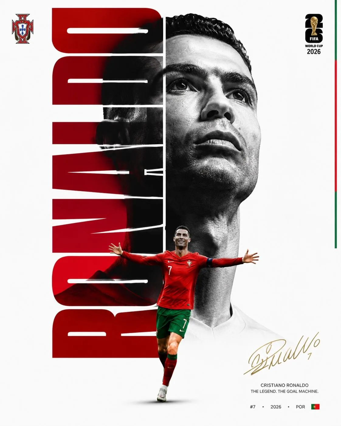 โปสเตอร์เมสซี่ฟุตบอลโลก สไตล์มินิมอลเหนือระดับ 1