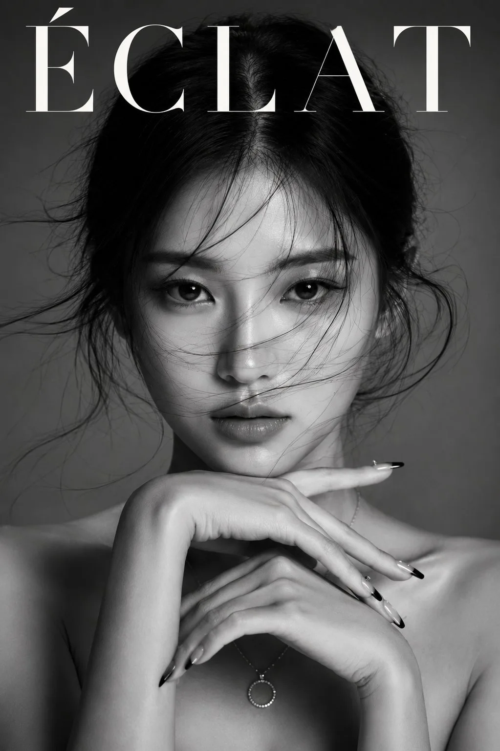 ภาพบุคคลความงามขาวดำสุดหรูสไตล์นิตยสารเกาหลี 1