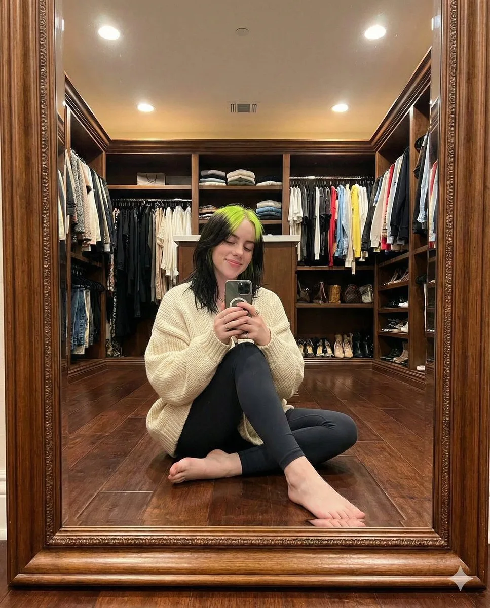 สาวเซลฟี่สุดชิลในวอล์คอินโคลเซ็ตหรู 1