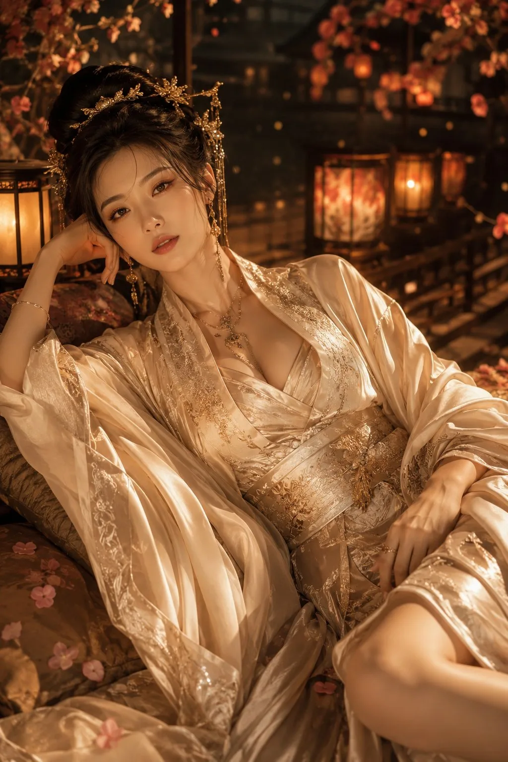 ภาพบุคคลแฟชั่นหรูหรา: หานฝูสไตล์จีนโบราณ 1