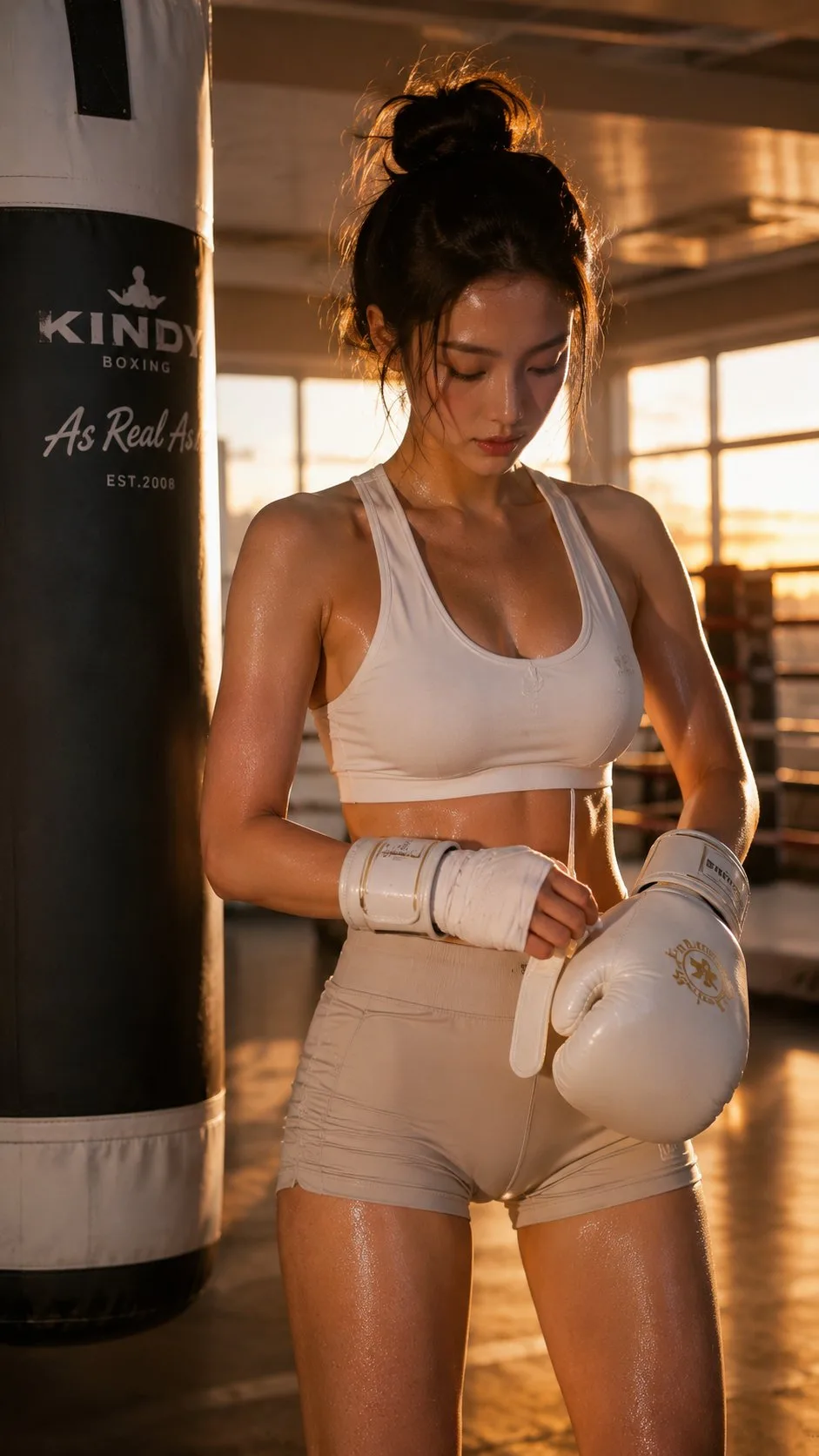 ภาพเหมือนสาวนักมวยเกาหลีสุดหรู 1