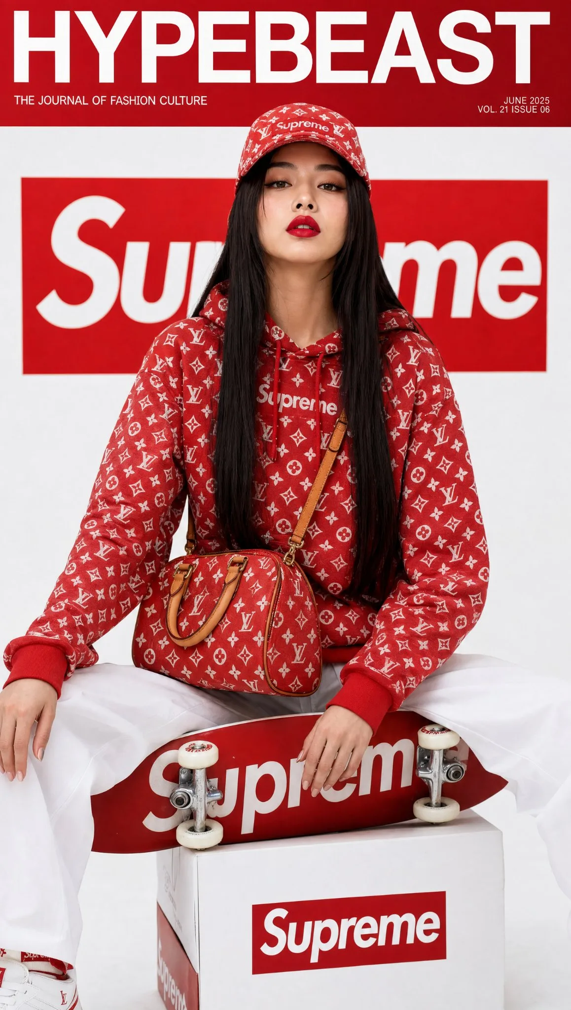 ปกนิตยสาร Supreme LV สไตล์เกาหลีสุดหรู 1