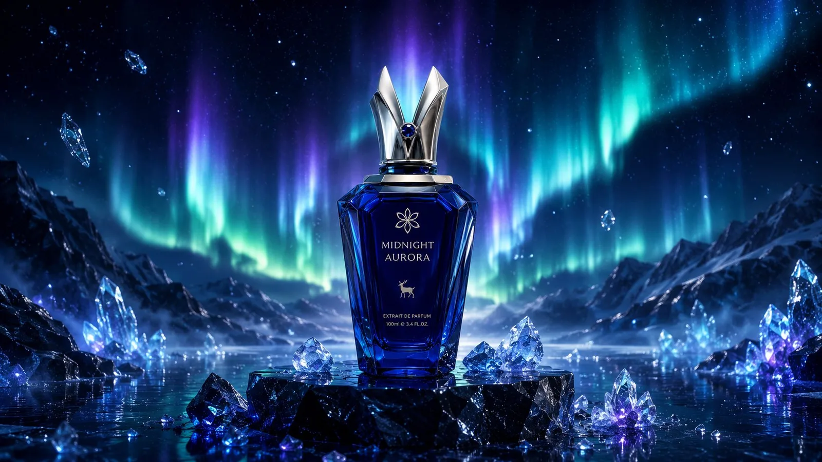สร้างสรรค์บรรยากาศหรูหราของน้ำหอม Midnight Aurora 1