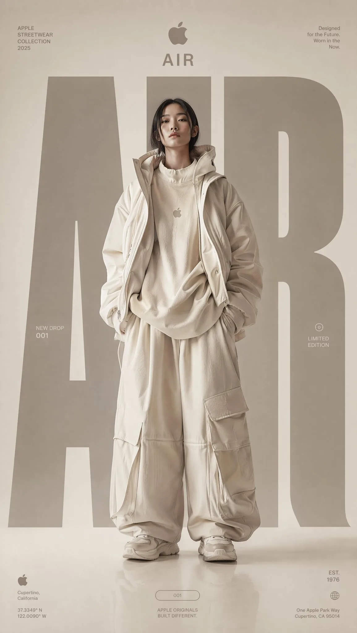 โปสเตอร์แฟชั่นสตรีทแวร์มินิมอล ถ่ายแบบขั้นสูง 2