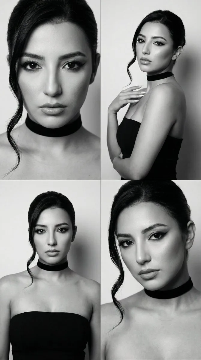 4 ภาพนางแบบสุดเท่ เน้นความเย้ายวน ขาวดำ 1