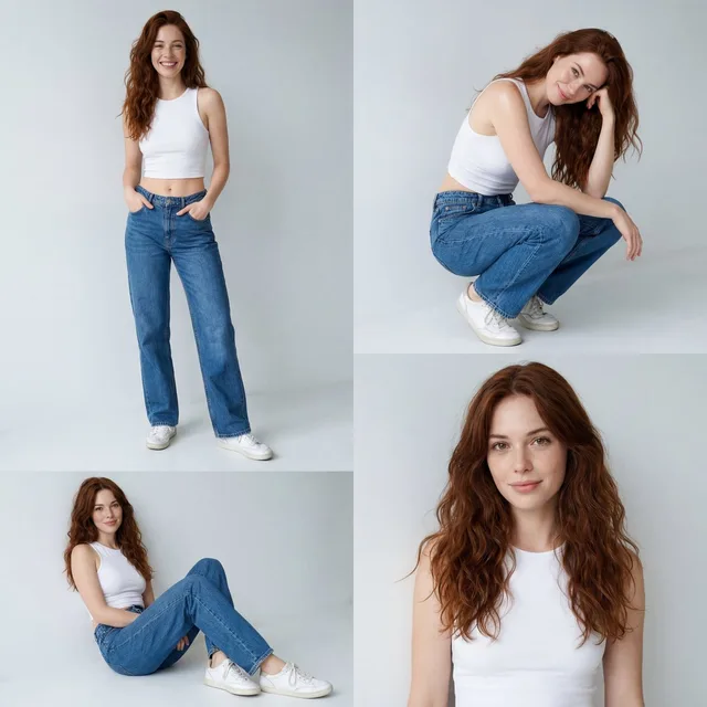 สาวสวยแฟชั่นมินิมอล 4 ช่อง
