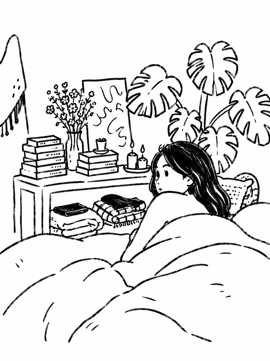 ภาพประกอบสไตล์วาดมือ ดูเดิล มินิมอล 1