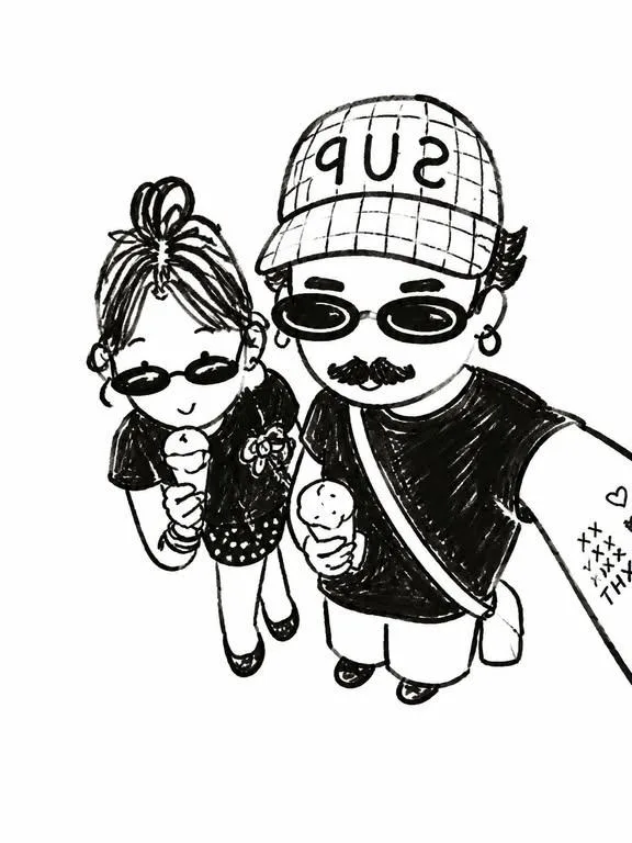 ภาพประกอบสไตล์วาดมือ Doodle แบบมินิมอล 1