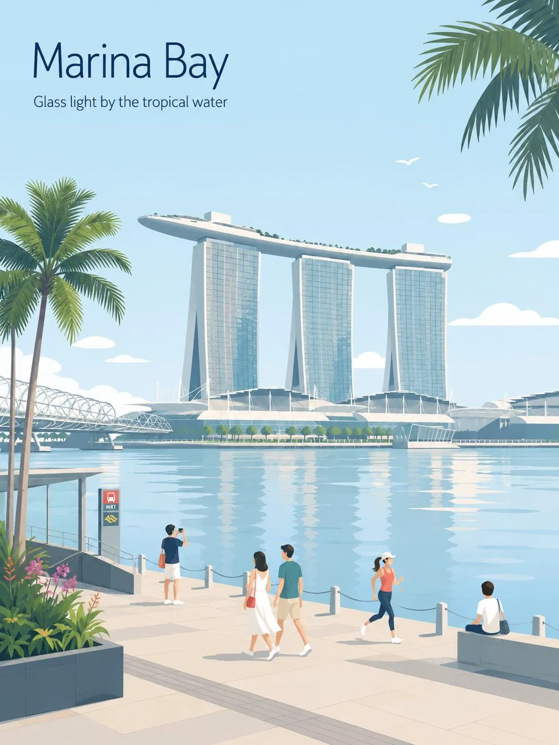 โปสเตอร์ท่องเที่ยววินเทจ สไตล์มินิมอล 1