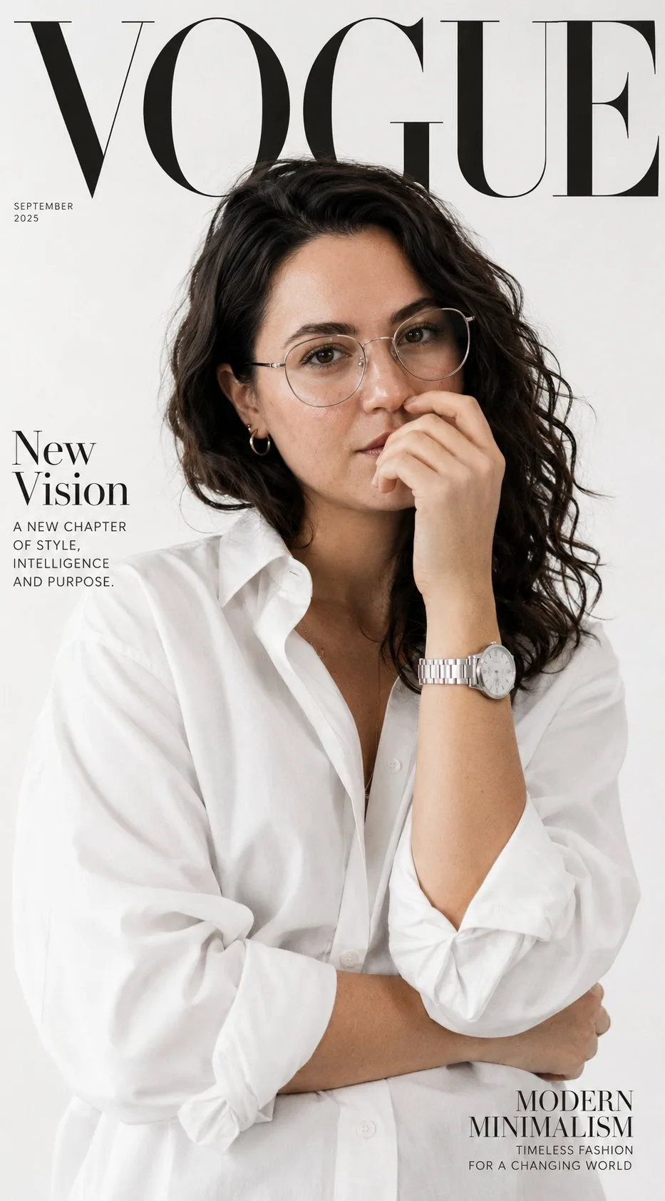 ภาพปกนิตยสาร Vogue สไตล์มินิมอลเหนือกาลเวลา 1