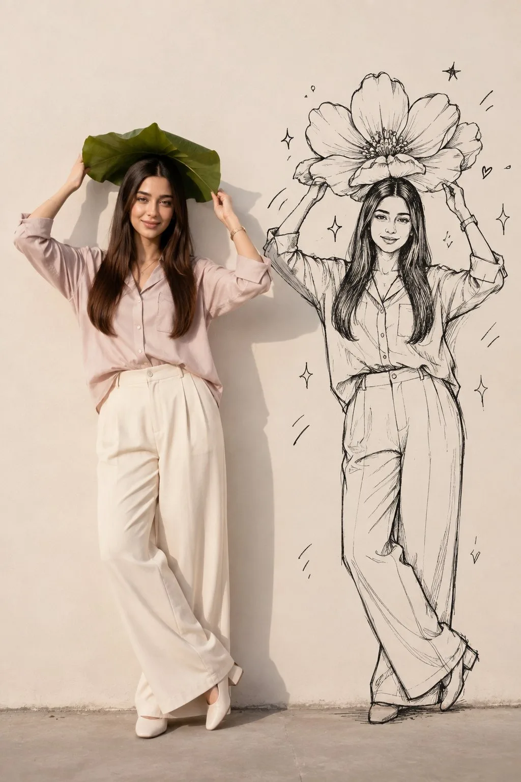 แฟชั่นแนวผสม: ภาพเหมือนและภาพสเก็ตช์สไตล์กราฟฟิตี้ 1