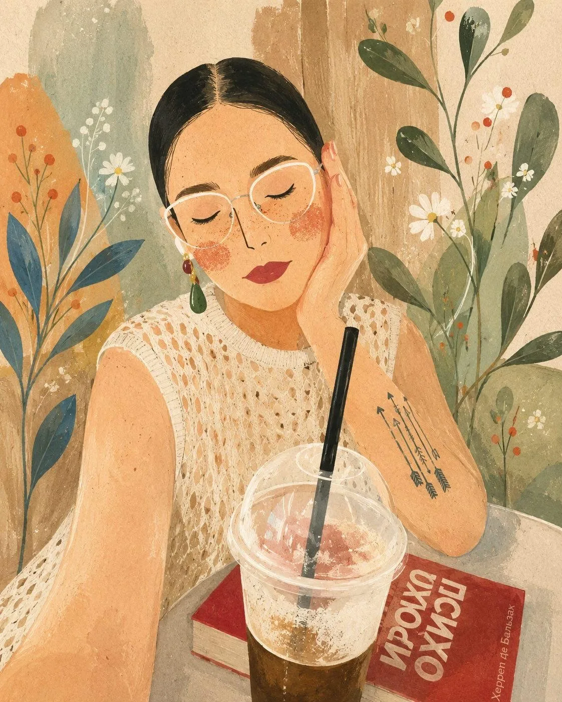 ภาพวาดสีน้ำ กวอช สไตล์พื้นบ้านร่วมสมัย 1