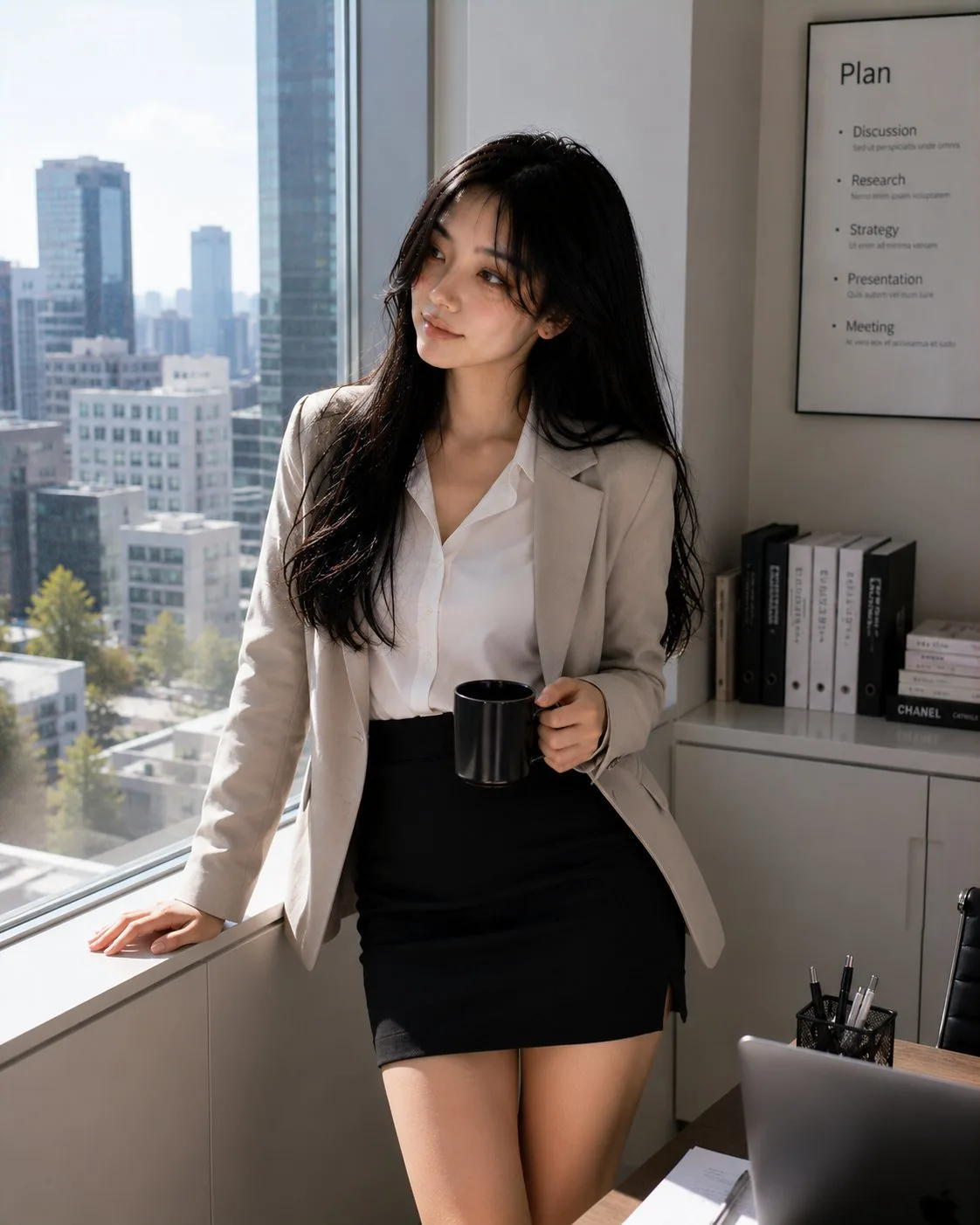 พนักงานออฟฟิศหญิงเกาหลีสุดทันสมัย 1