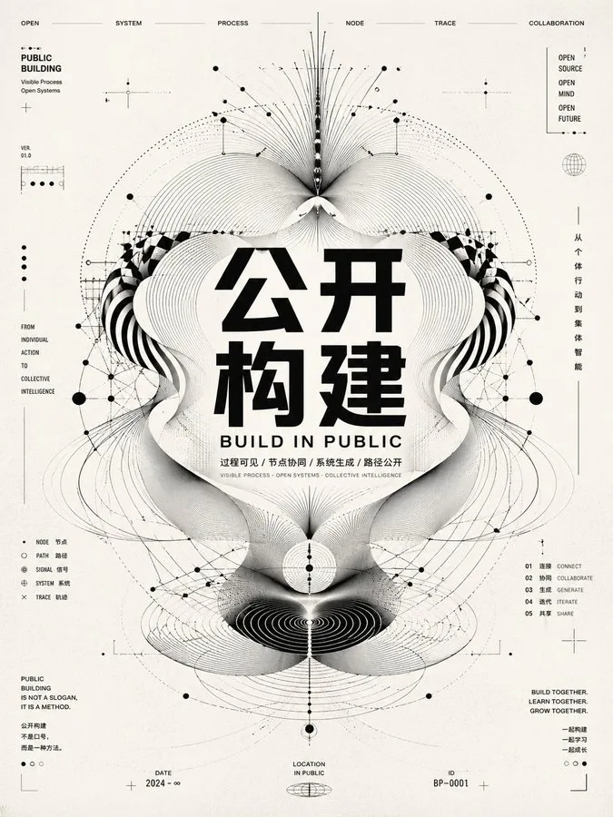 โปสเตอร์แนวคิดทัศนธาตุขาวดำ 1